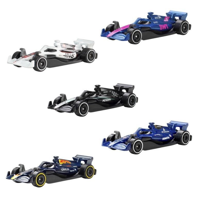 Autos de Carreras F1 5Pack