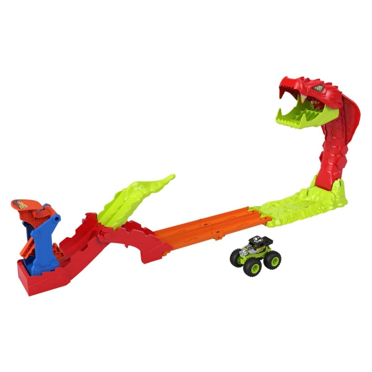 HOT WHEELS - Pista Monster Trucks Mordida De Serpiente Hot Wheels