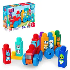 MEGA BLOKS - Tractor Animalitos Arma Y Combina