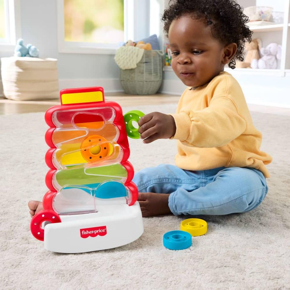 FISHER PRICE - Pila De Aritos Que Caen Fisher Price