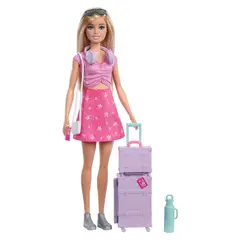 BARBIE - Muñeca Malibu Aventuras de Viaje
