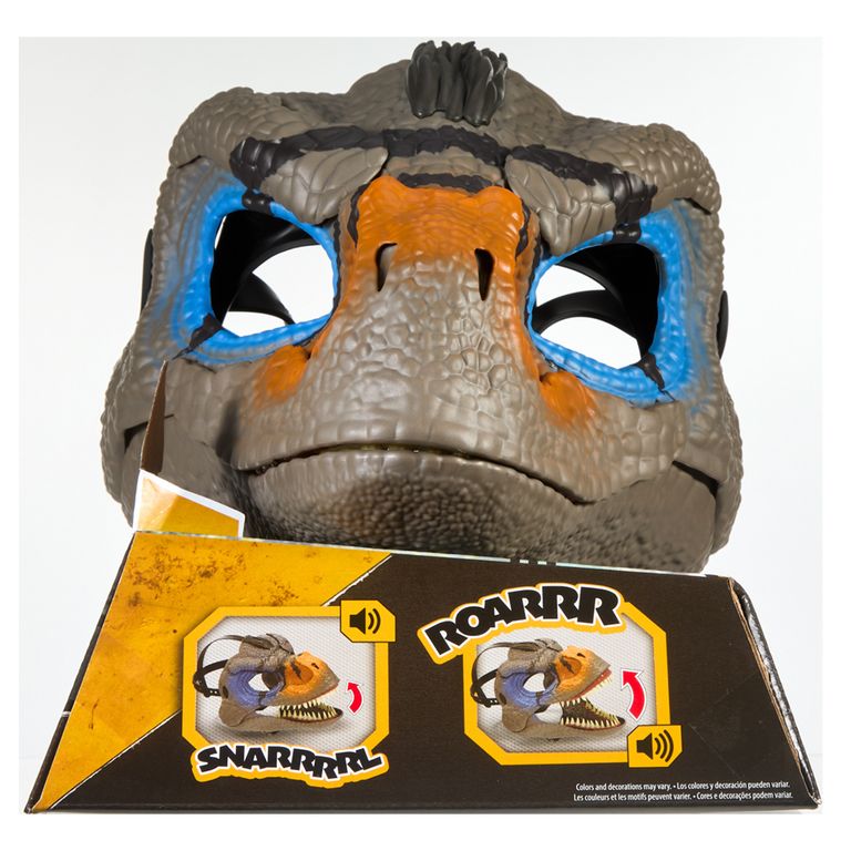 JURASSIC WORLD Mascara de Raptor Con Efectos