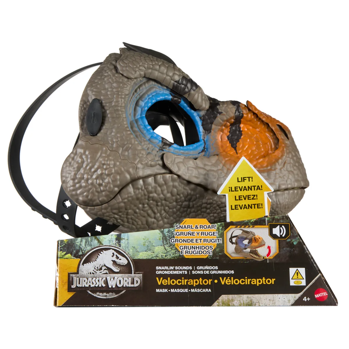 JURASSIC WORLD - Mascara de Raptor Con Efectos Jurassic World