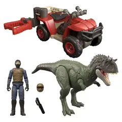 JURASSIC WORLD - Vehículo Y Dinosaurio