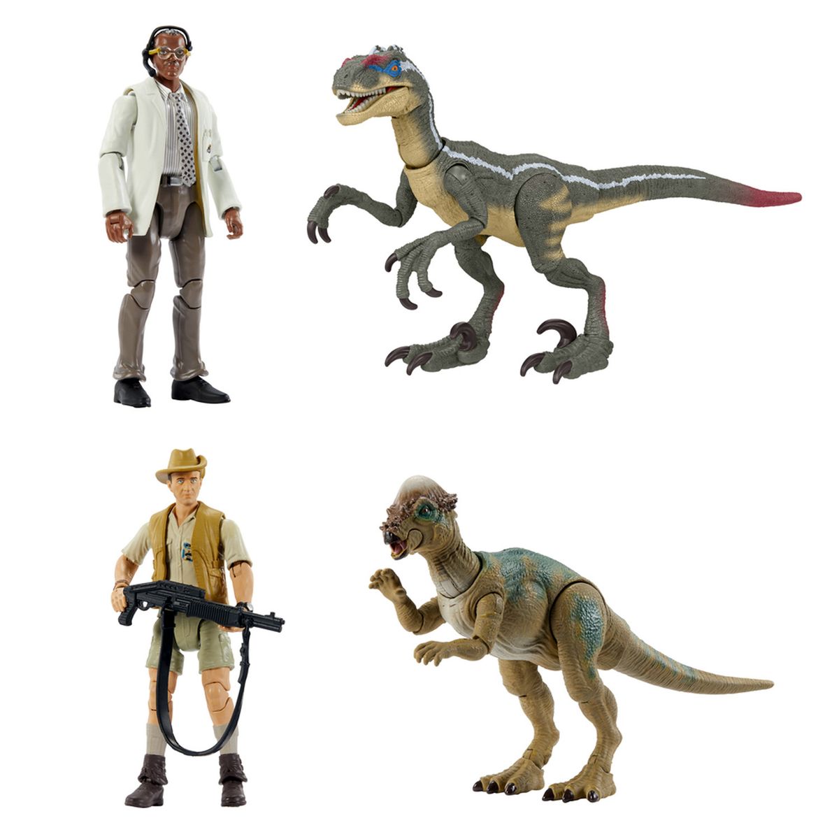 JURASSIC WORLD - Paquete con Dinosaurio y Human Jurassic World