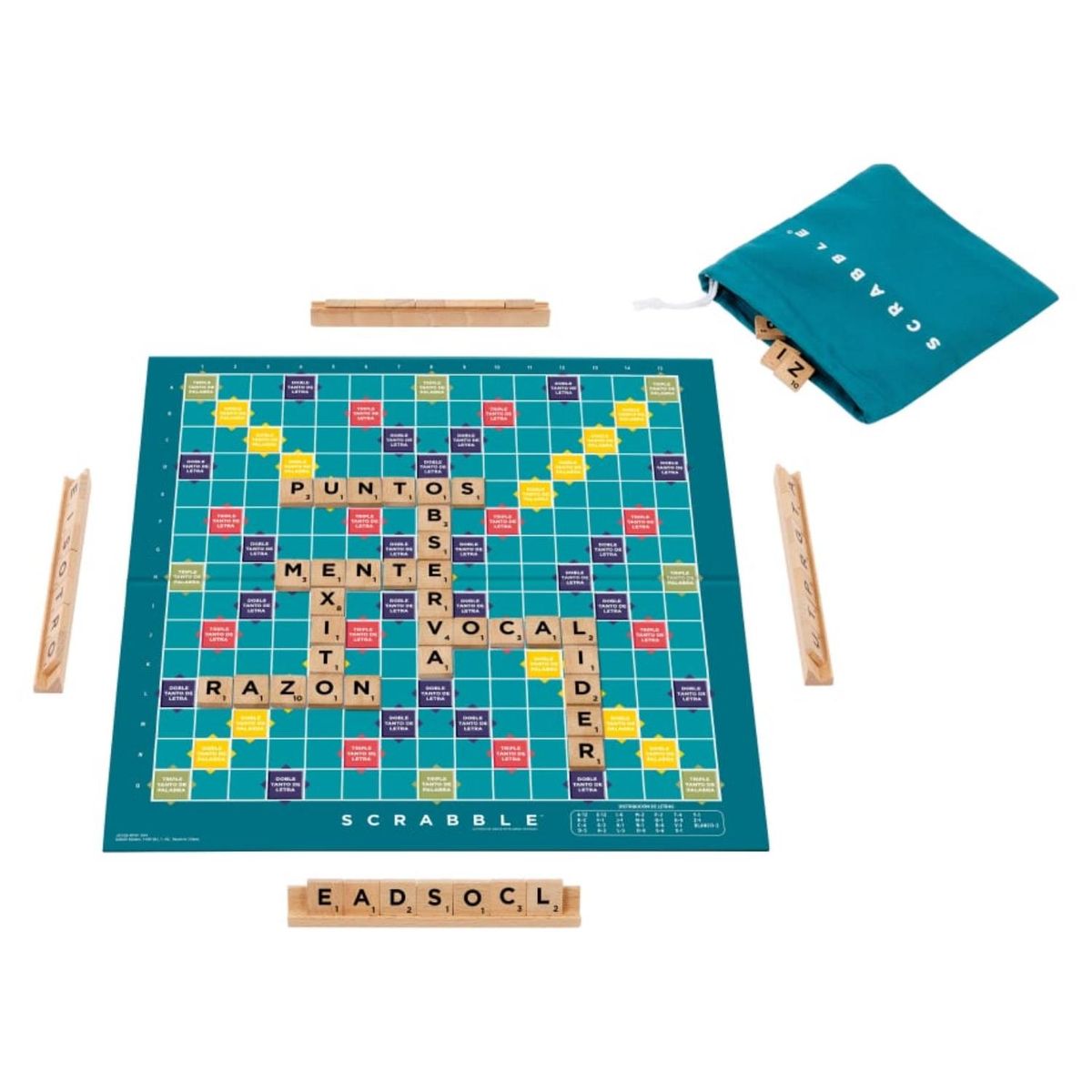 MATTEL - Juego De Mesa Madera Scrabble Mattel