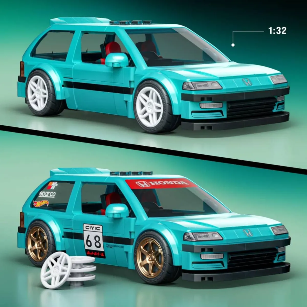 MATTEL - Speed Custom 90 Honda Civic Ef Mattel