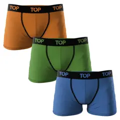 TOP - Pack de 3 Boxer Medio Algodón Niño