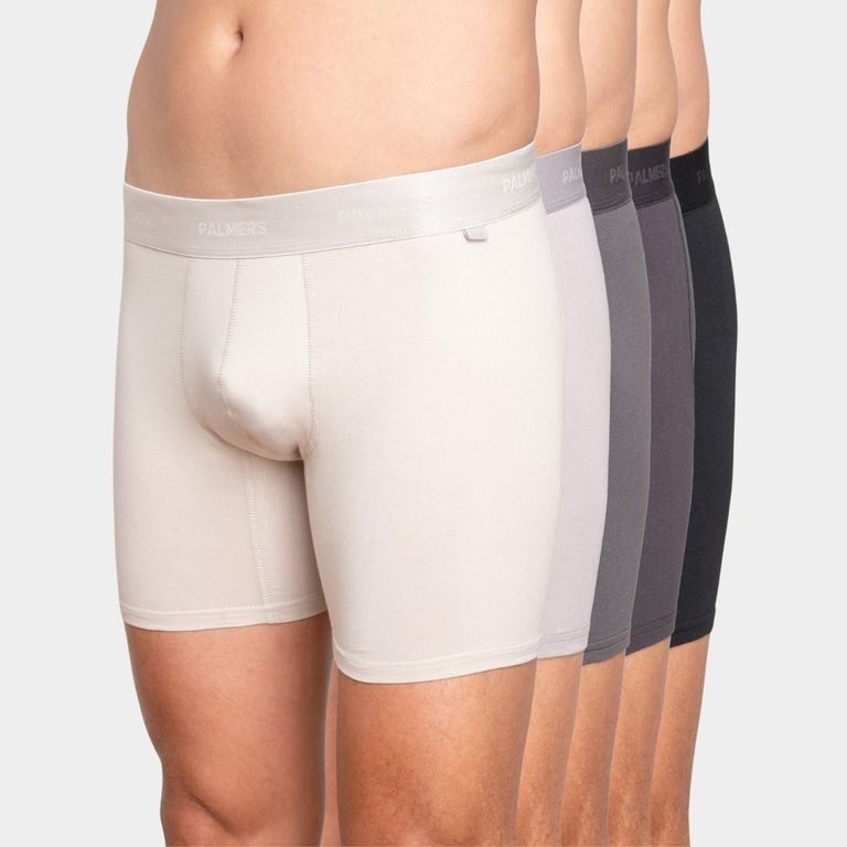Pack 5 Bóxer Medio Algodón Hombre