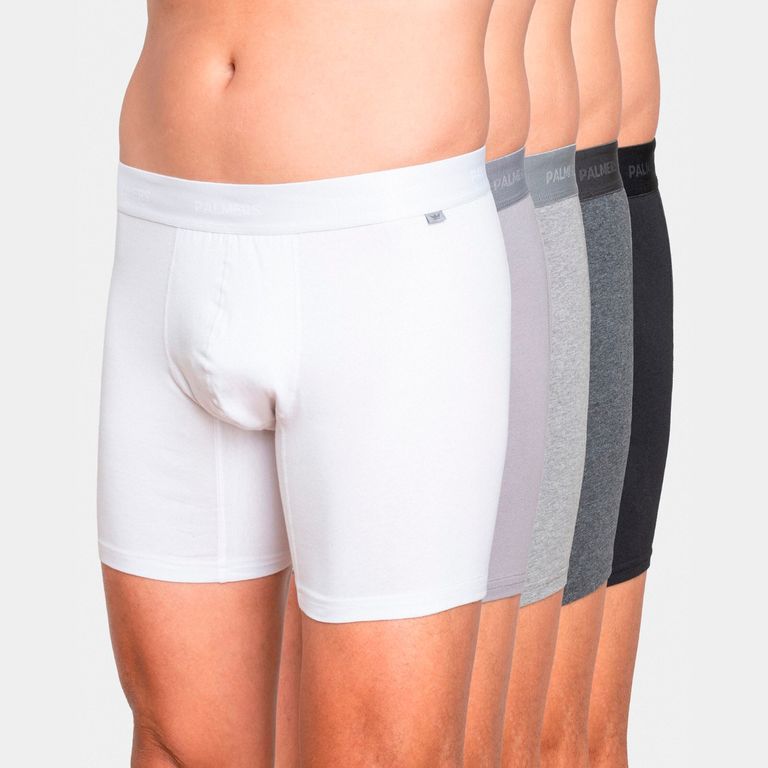 Pack 5 Bóxer Medio Algodón Hombre