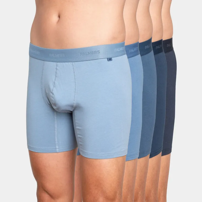 Pack 5 Bóxer Medio Algodón Hombre