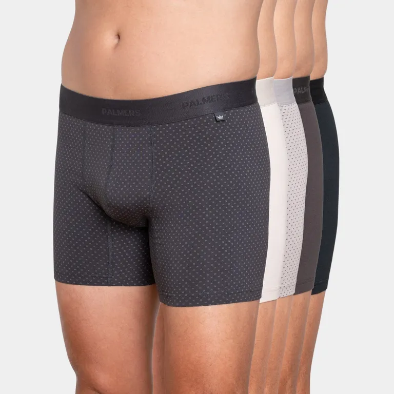 Pack 5 Bóxer Medio Algodón Hombre