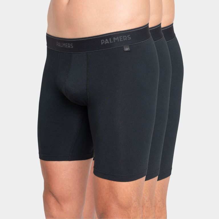 Pack 3 Bóxer Calce Largo Algodón Premium Hombre