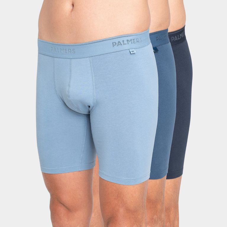 Pack 3 Bóxer Calce Largo Algodón Premium Hombre