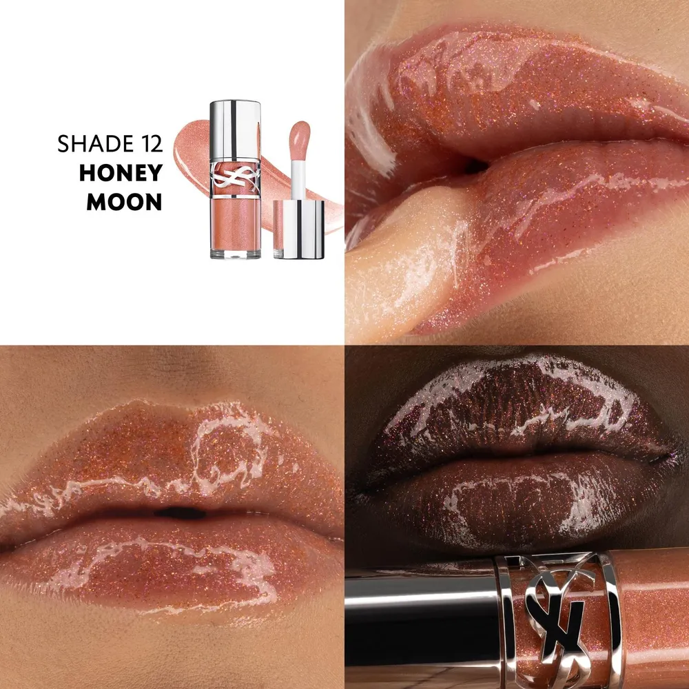 Yves Saint Laurent Loveshine Plumping Lip Oil Gloss 12 Honey Moon, foto 3