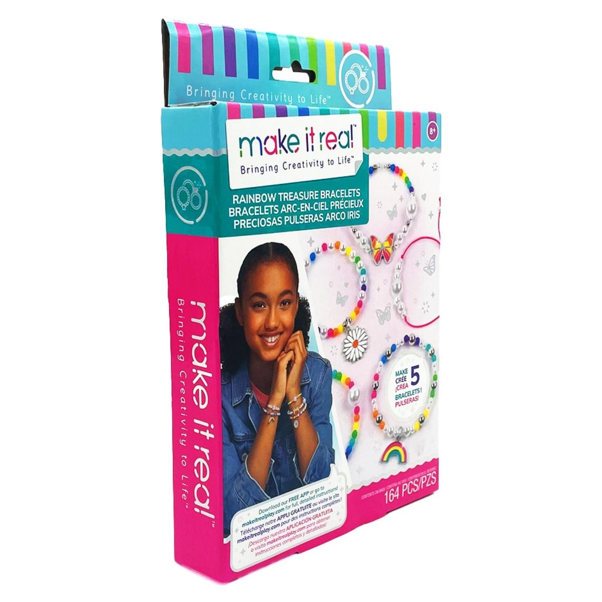 MAKE IT REAL - Make It Real Set para Crear Pulsera Tesoro del Arcoiris