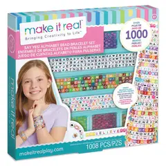 MAKE IT REAL - Set De Mostacillas Alfabeto