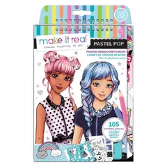 MAKE IT REAL - Cuaderno Diseño de Modas Pasteles