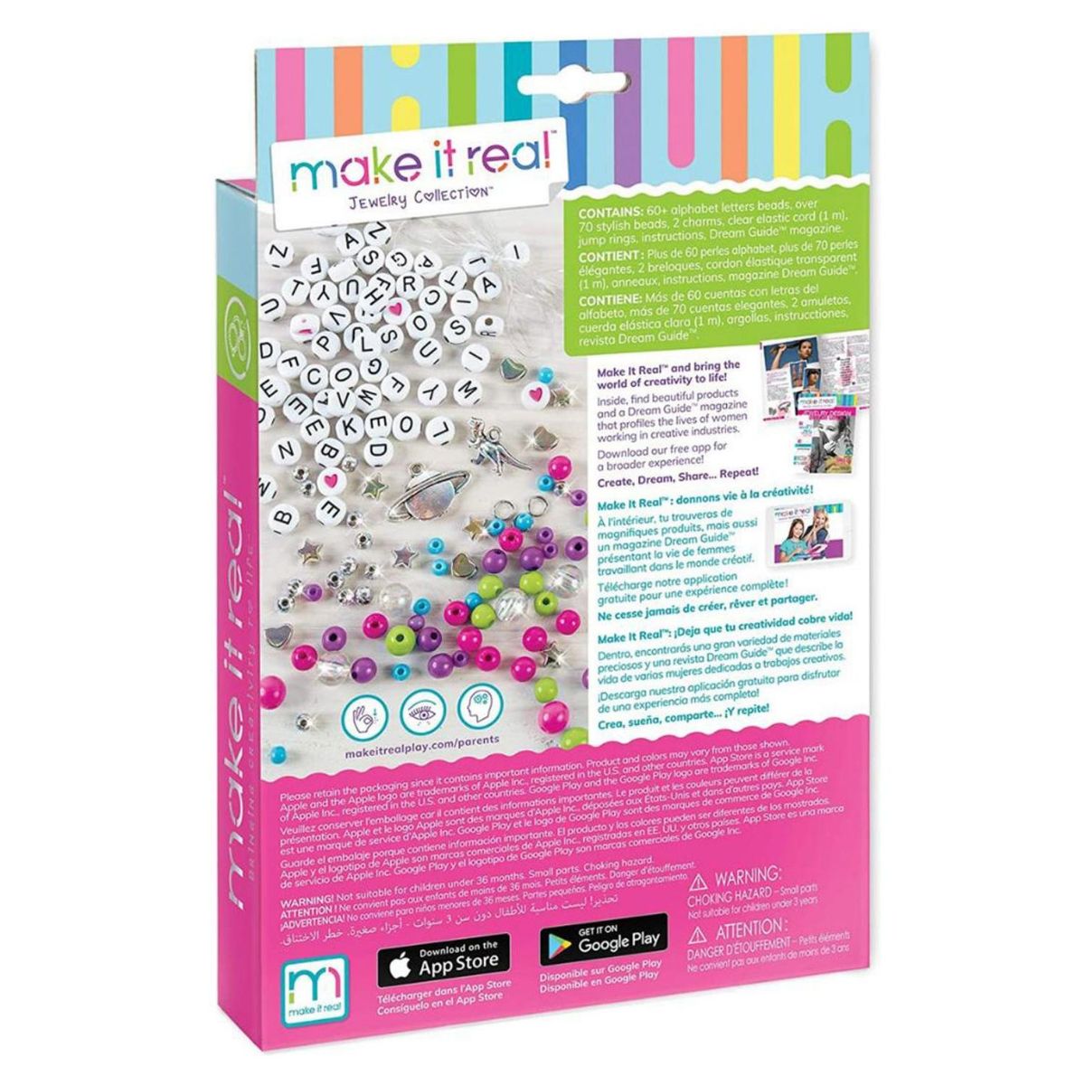 MAKE IT REAL - Make It Real Set para Crear Pulseras con Dijes