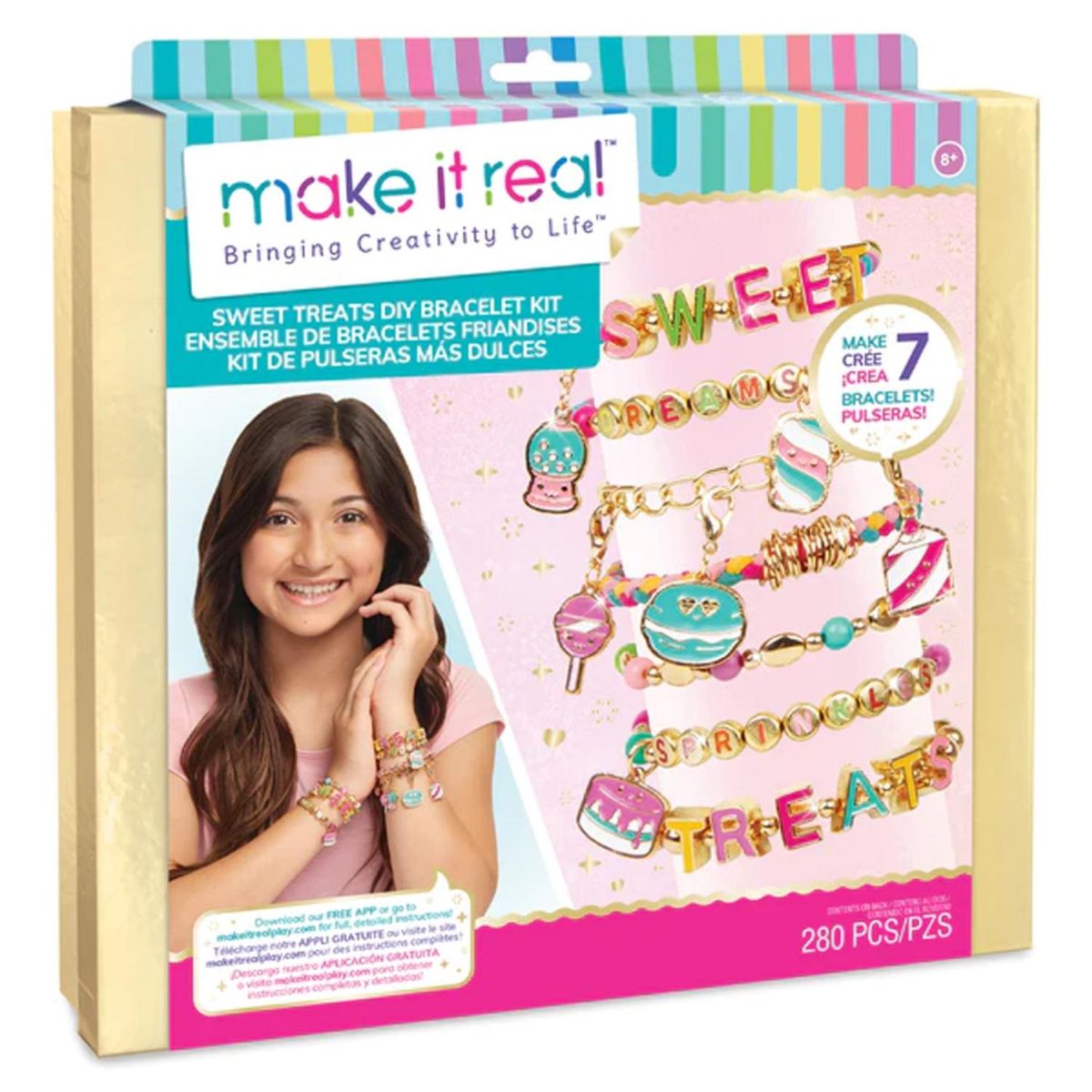 MAKE IT REAL - Make It Real Set para Crear Pulseras De Dulces