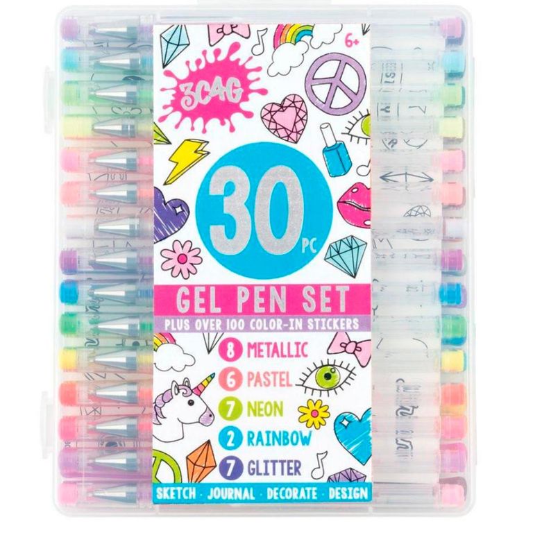 Lapices Gel 30 Colores