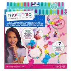 MAKE IT REAL - Set para Crear Pulseras Pop, Bate y Gira