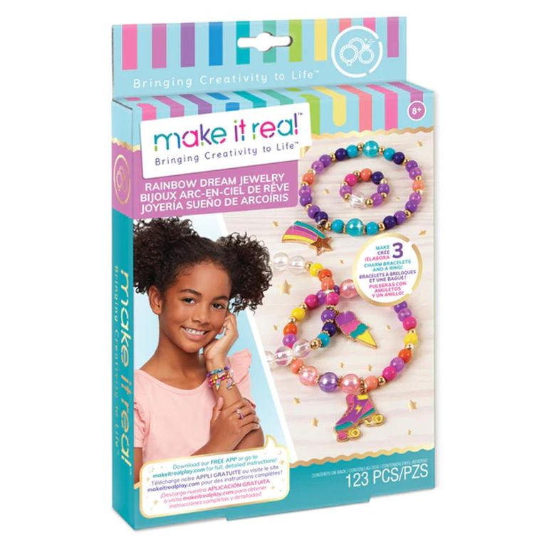 Set para Crear Pulsera Sueños Arcoiris