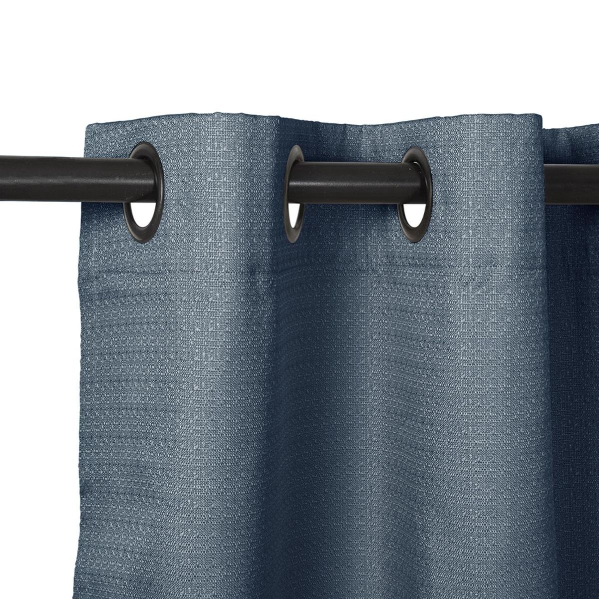 MASHINI - Set Cortina Blackout Argolla Azul Mashini