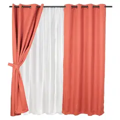 MASHINI - Set Cortina Blackout Argolla Terra