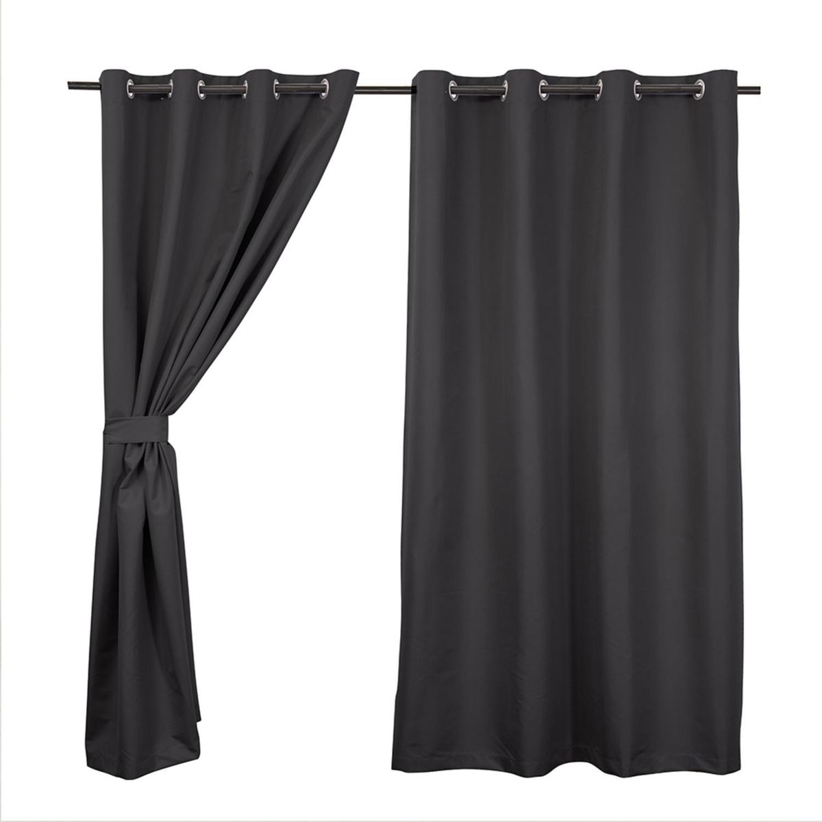 MASHINI - Set Blackout Argolla 140X220 Cm Negro Mashini