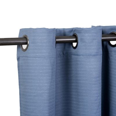 Imagen 2 del producto Set Cortinas Blackout Argolla Azul