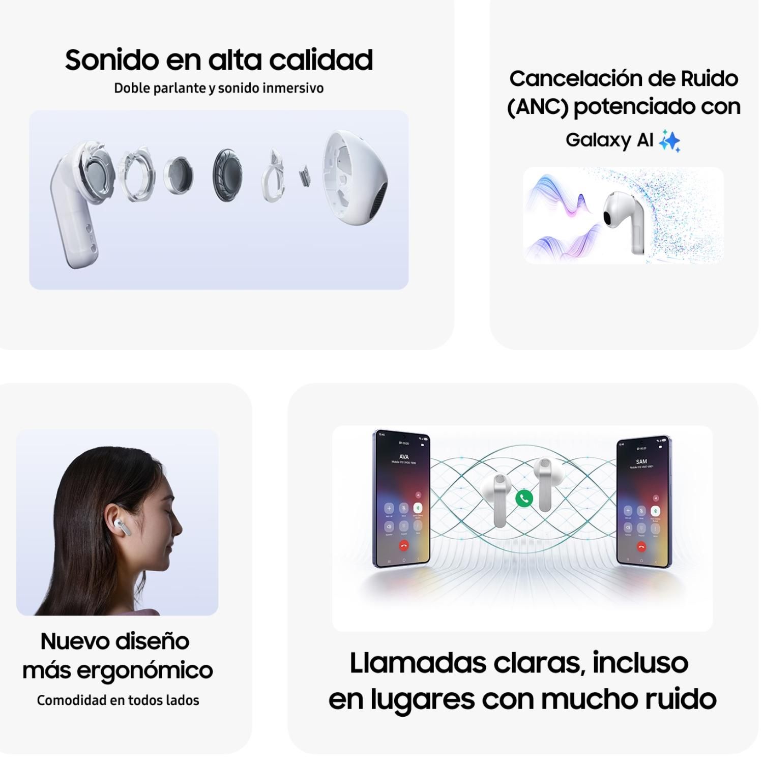 SAMSUNG Galaxy Buds4 Black Samsung | Falabella Chile
