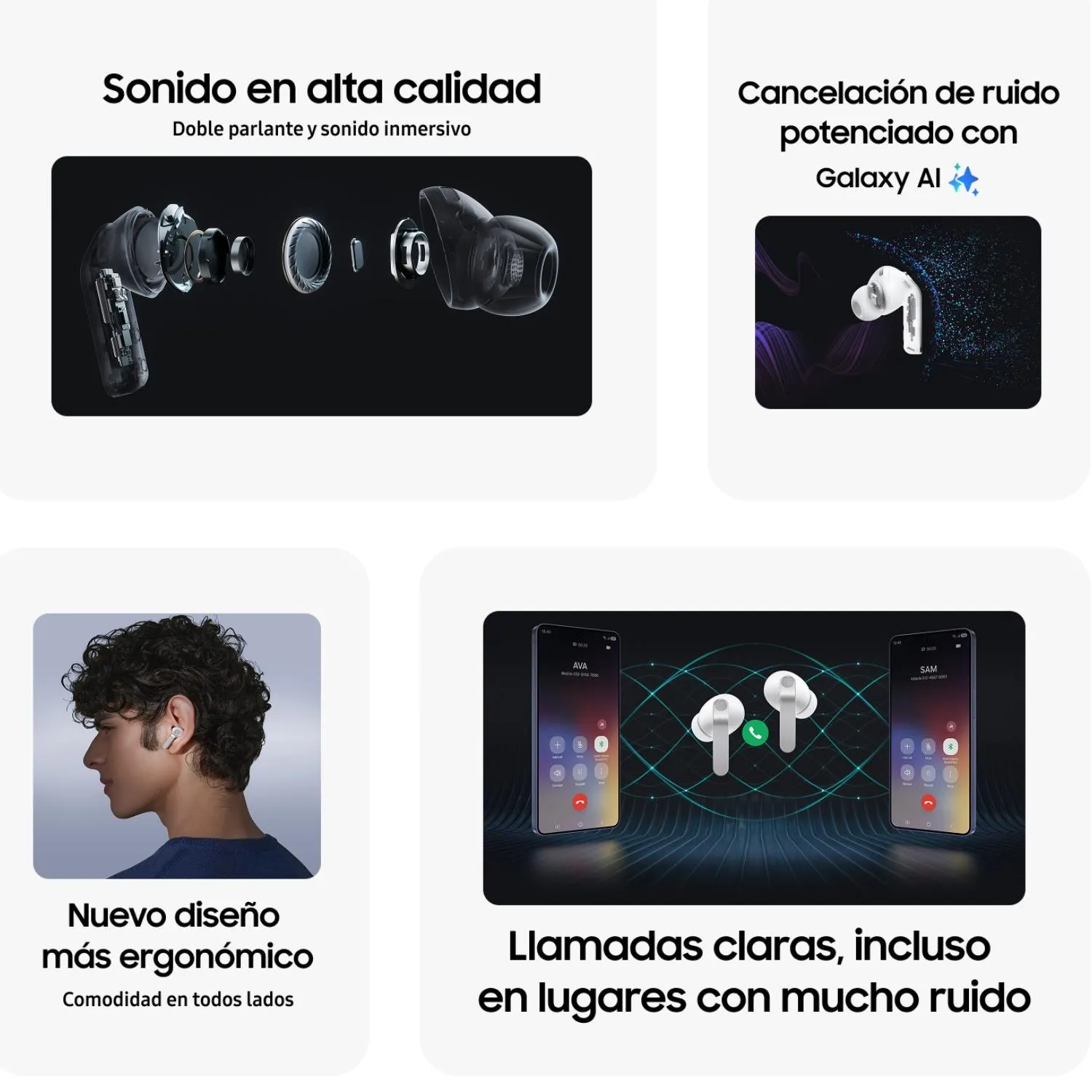 SAMSUNG Galaxy Buds4 Pro Black Samsung | Falabella Chile