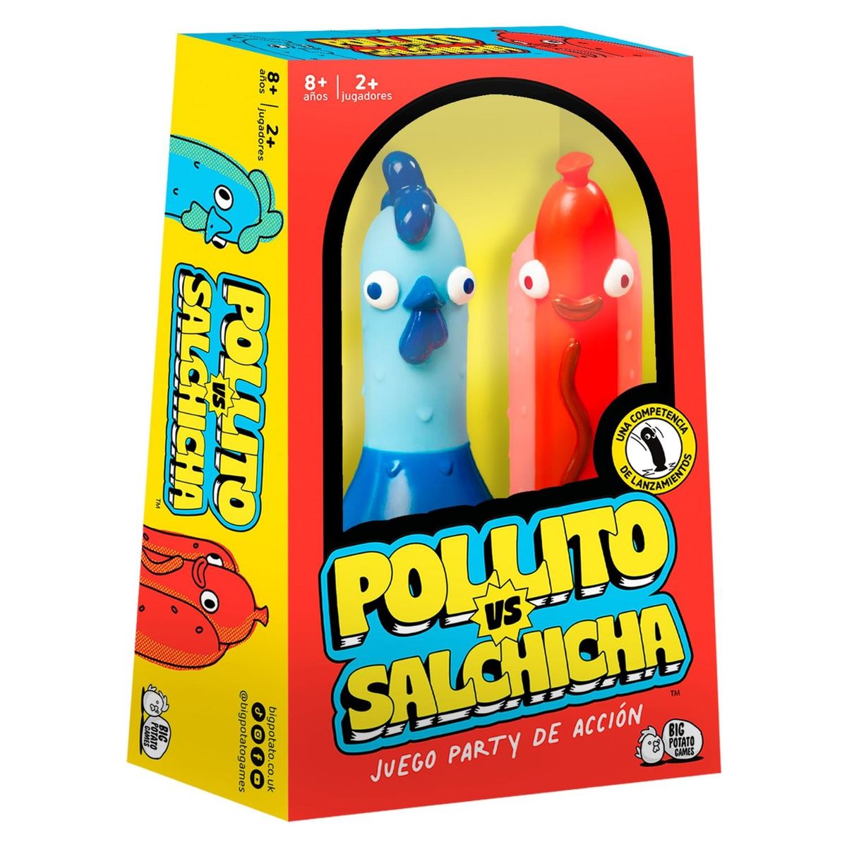 ASMODEE - Juego De Mesa Pollito Vs Salchicha