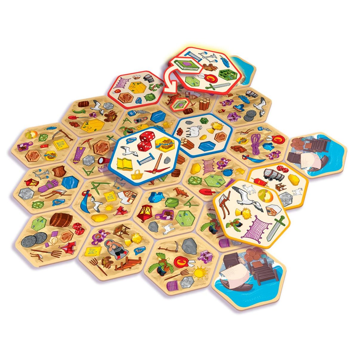 ASMODEE - Juego De Mesa Dobble Catan