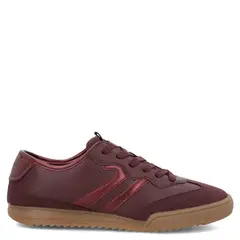 HUSH PUPPIES - Zapato Casual Mujer Cuero Burdeo
