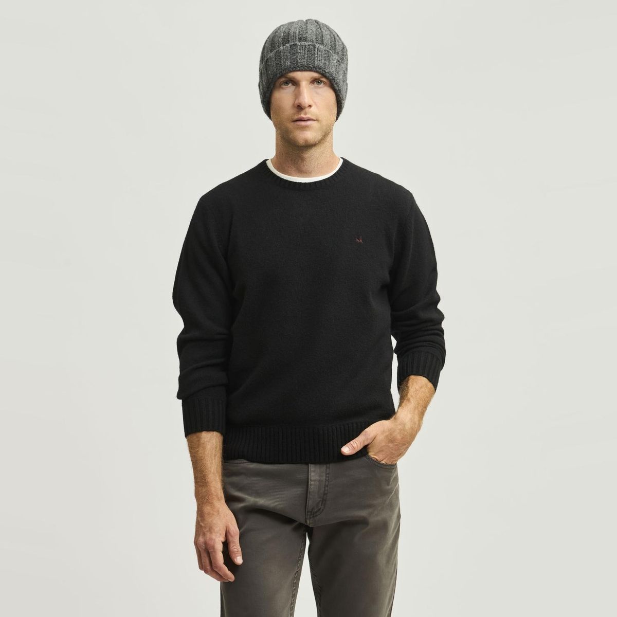 SAVILLE ROW - Sweater Cuello Redondo Manga Larga Lana Soft Hombre Saville Row