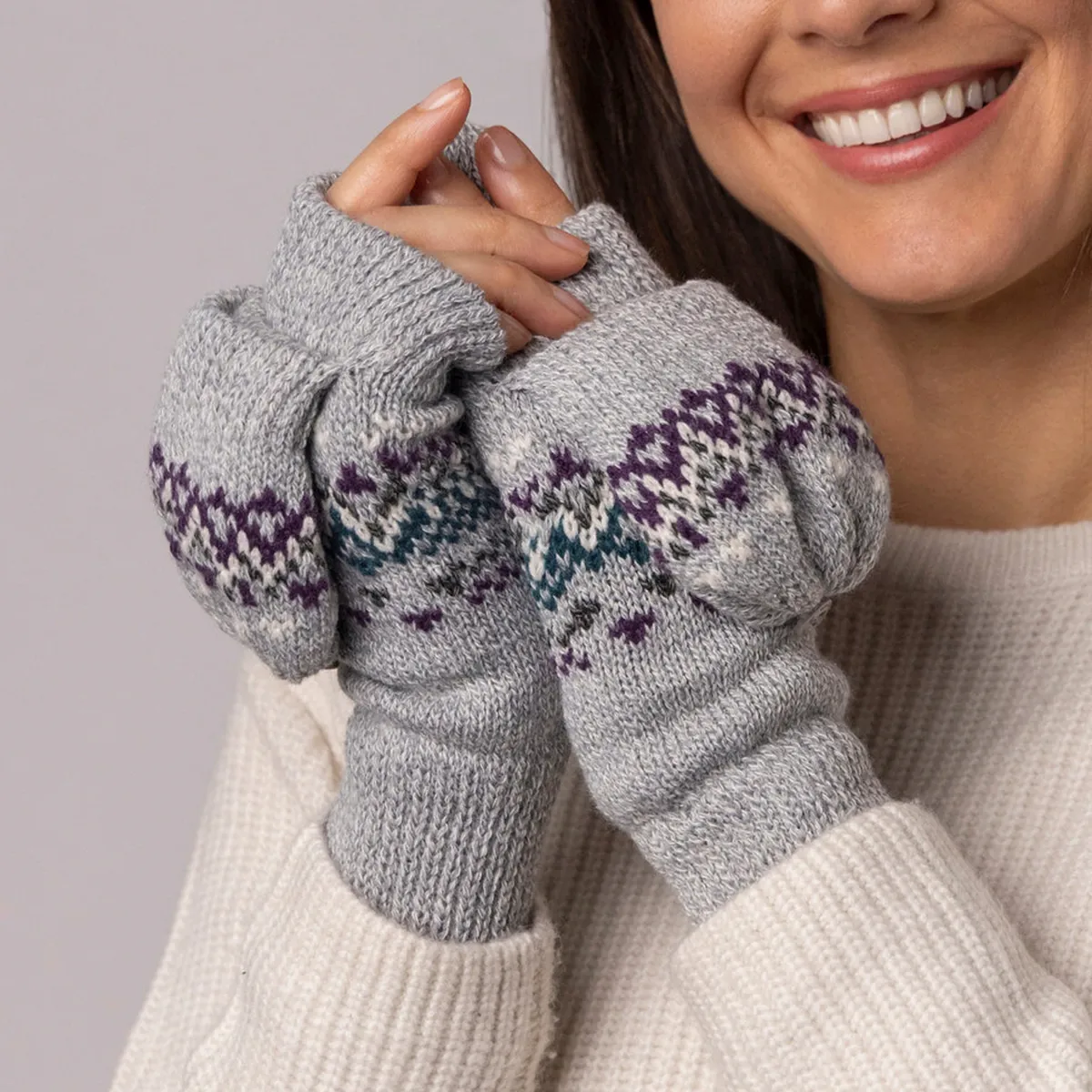 HEAT HOLDERS - Guantes Miton Mujer Beige Heat Holders
