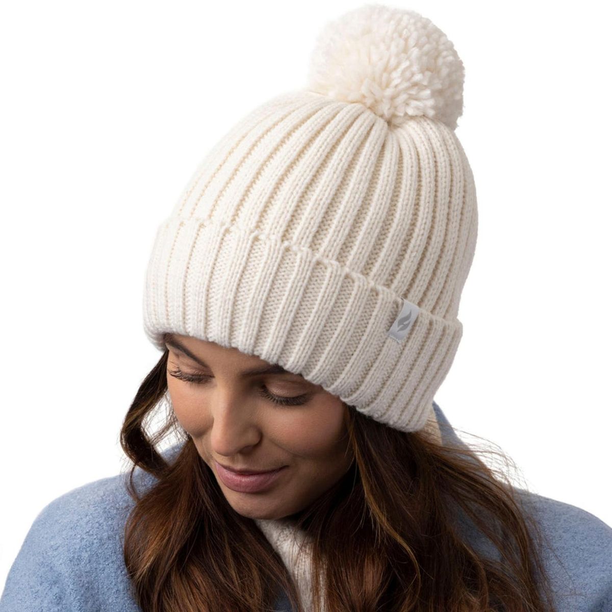HEAT HOLDERS - Gorro Pom Pom Arden Mujer Blanco Heat Holders