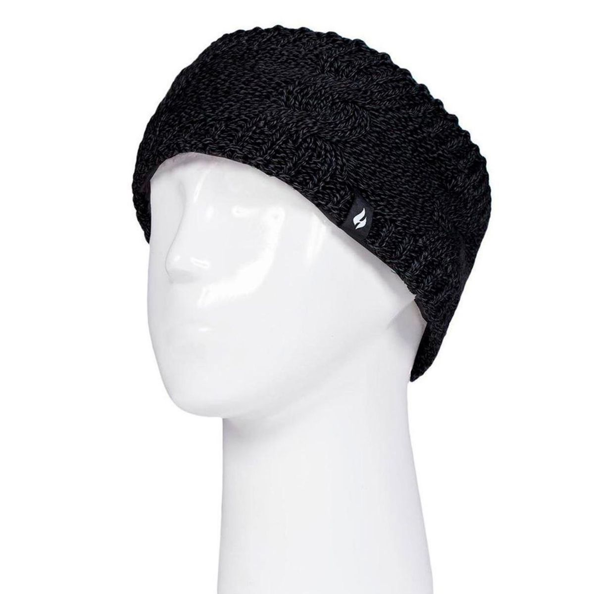 HEAT HOLDERS - Headband Cintillo Mujer Negro Heat Holders