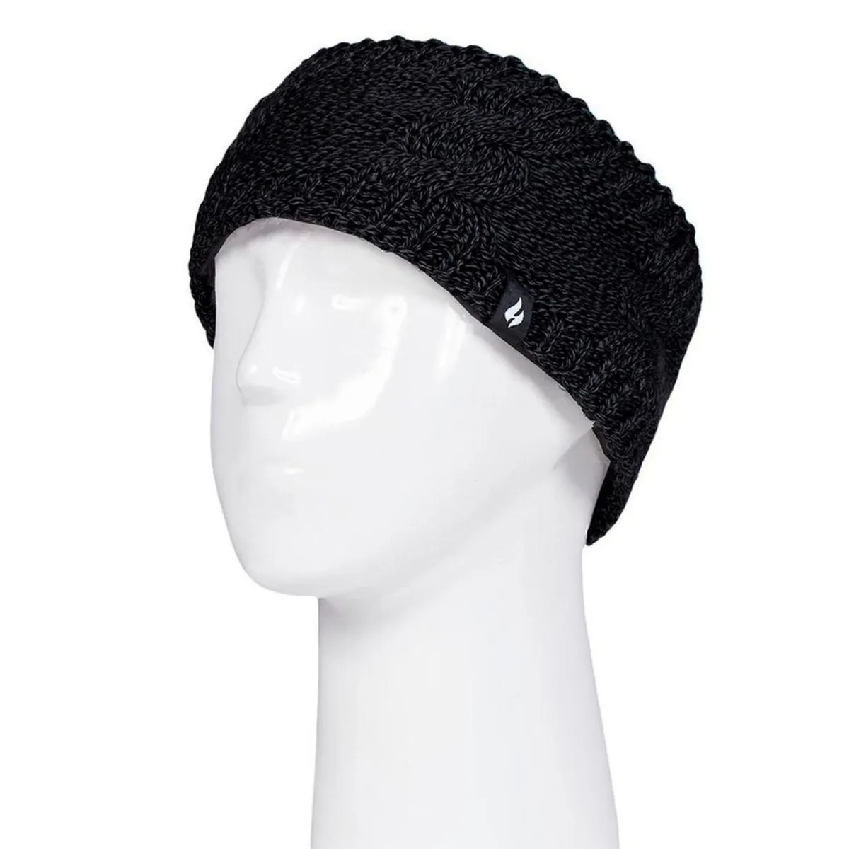 HEAT HOLDERS - Headband Cintillo Mujer Negro Heat Holders