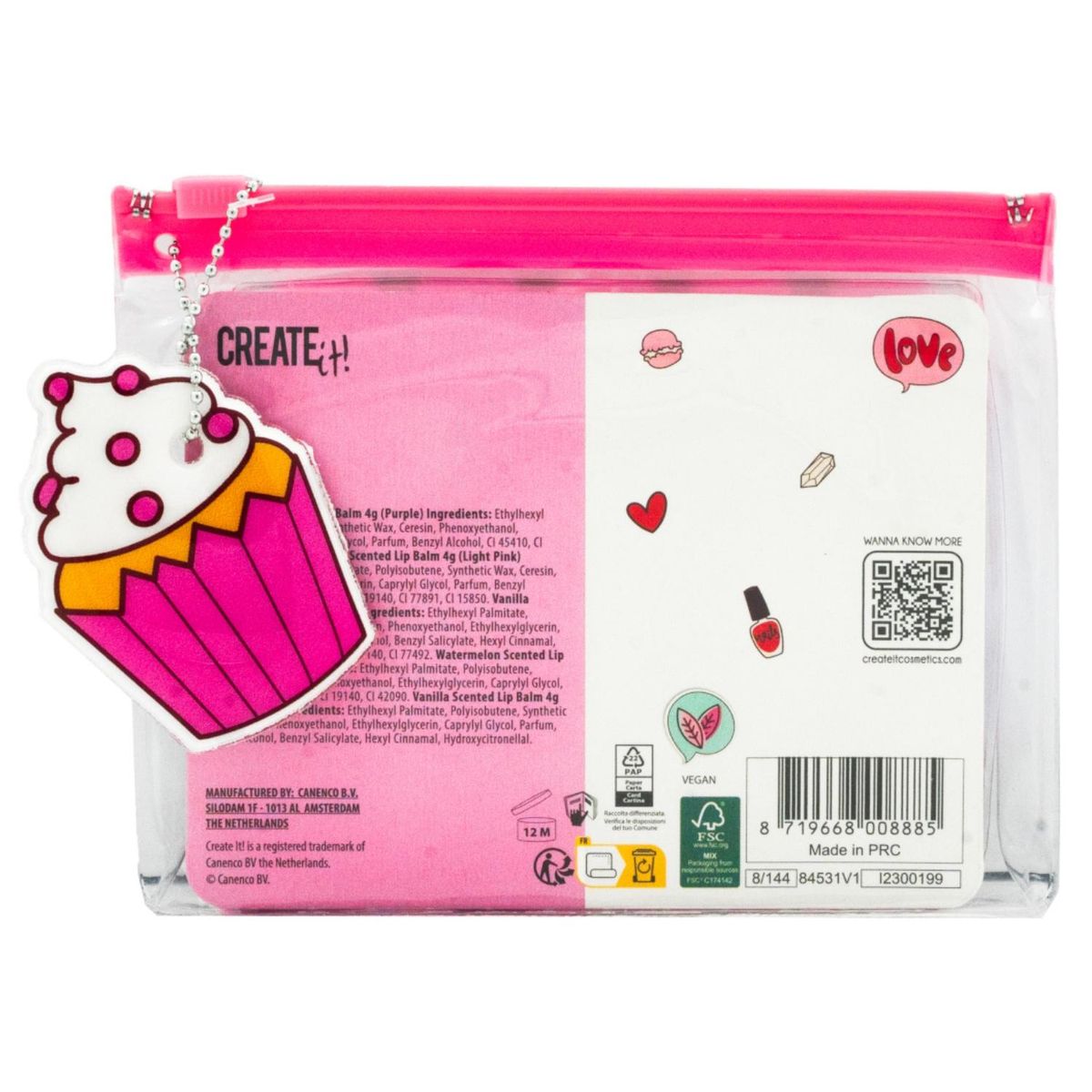  - Create It Set Balsamo Labial Con Bolsita