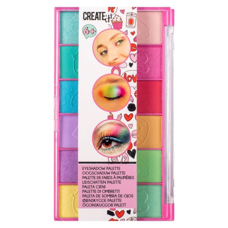 Paleta De Sombras Tonos Rosado