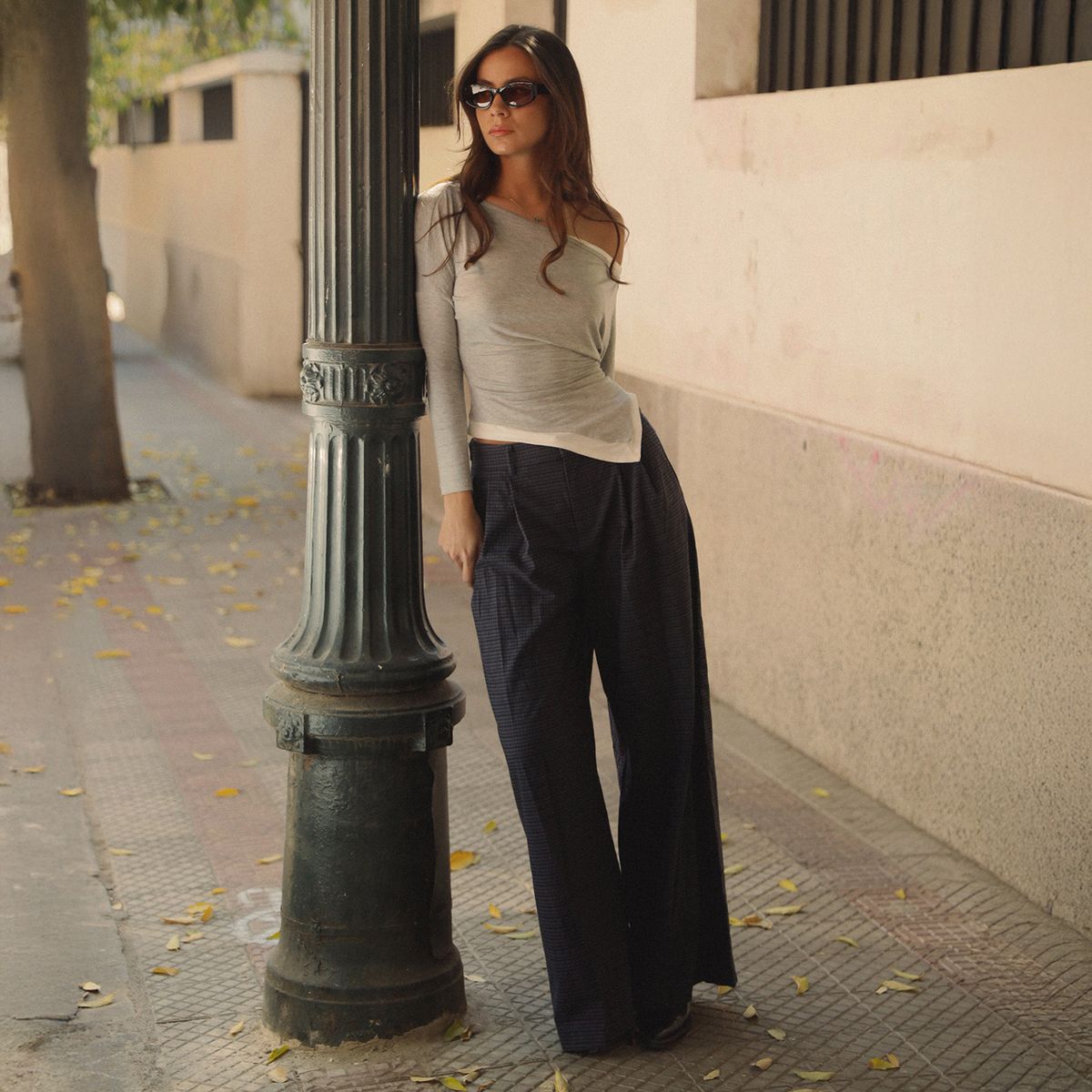 SYBILLA - Polera Manga Larga Layering Mujer Sybilla