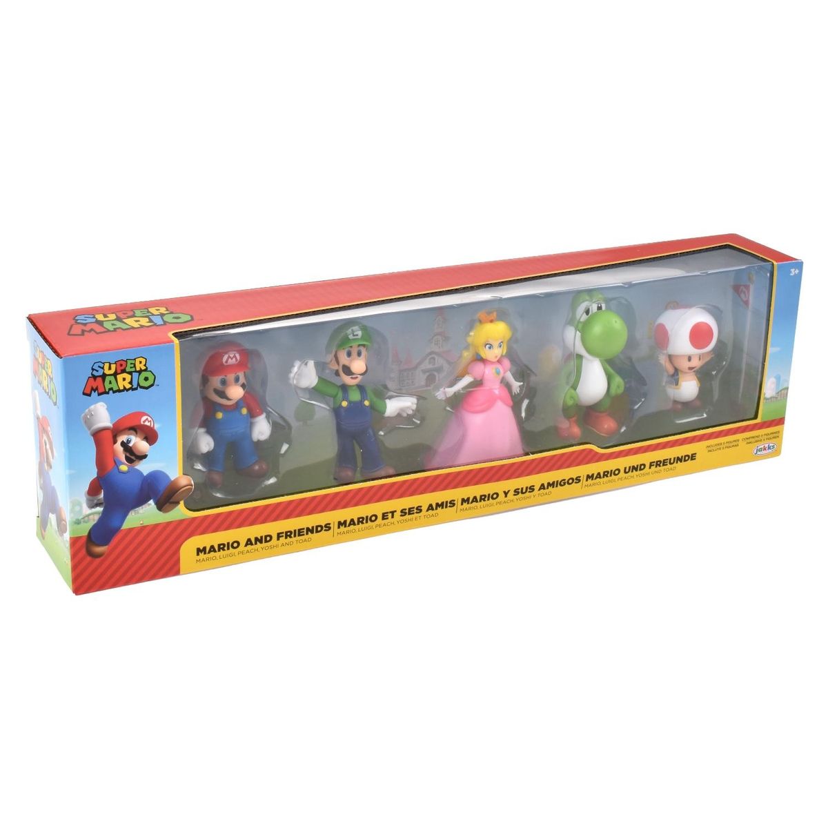NINTENDO - Set De 5 Figuras 6 Cm Super Mario Bros
