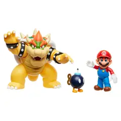 NINTENDO - Playset Con Figura 6 Cm Browse Super Mario Bros