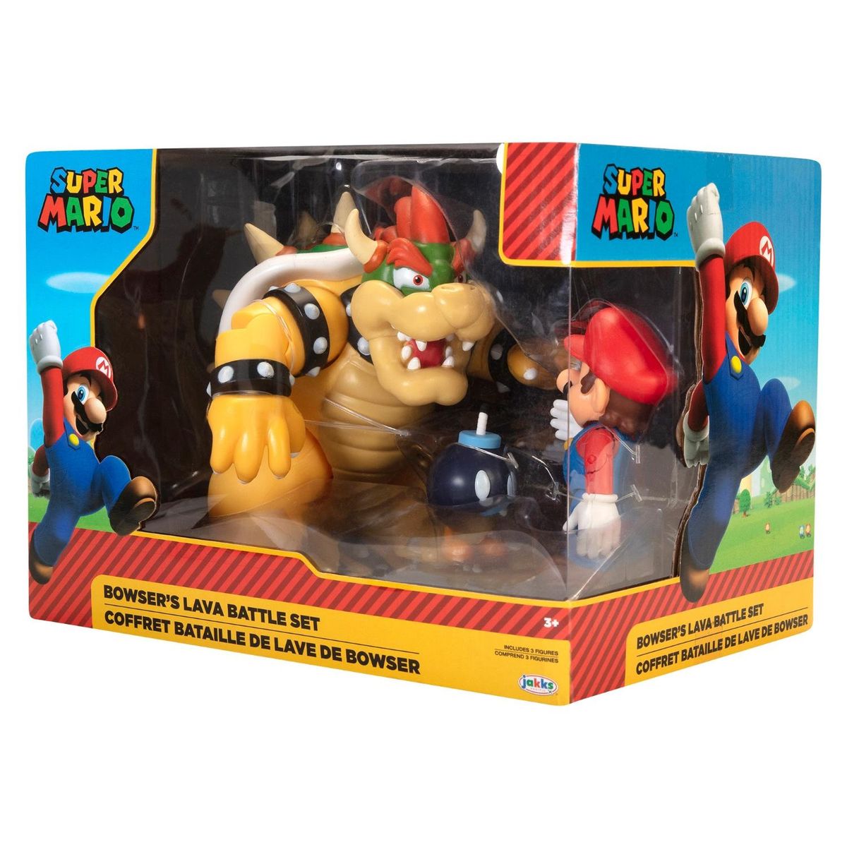 NINTENDO - Playset Con Figura 6 Cm Browse Super Mario Bros