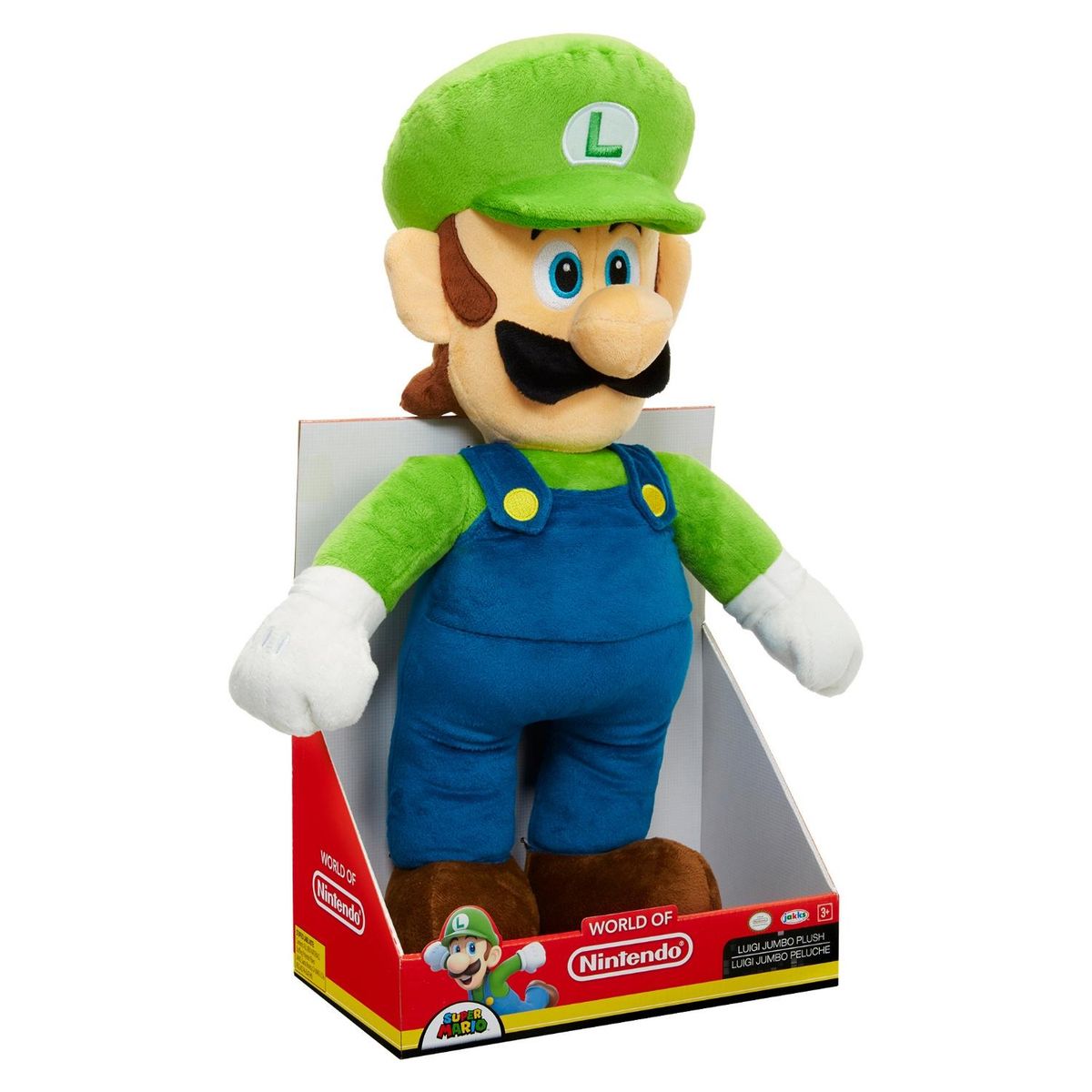 NINTENDO - Peluche Jumbo Luigi Mario Bros
