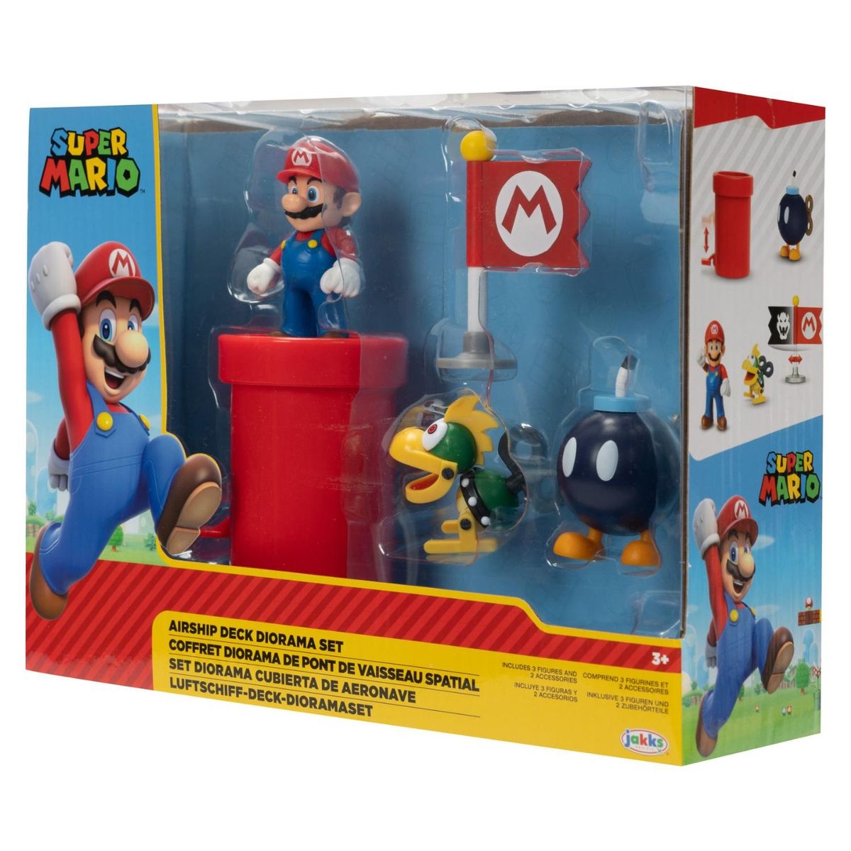 NINTENDO - Playset Con Figura 6 Cm Bowser Super Mario Bros