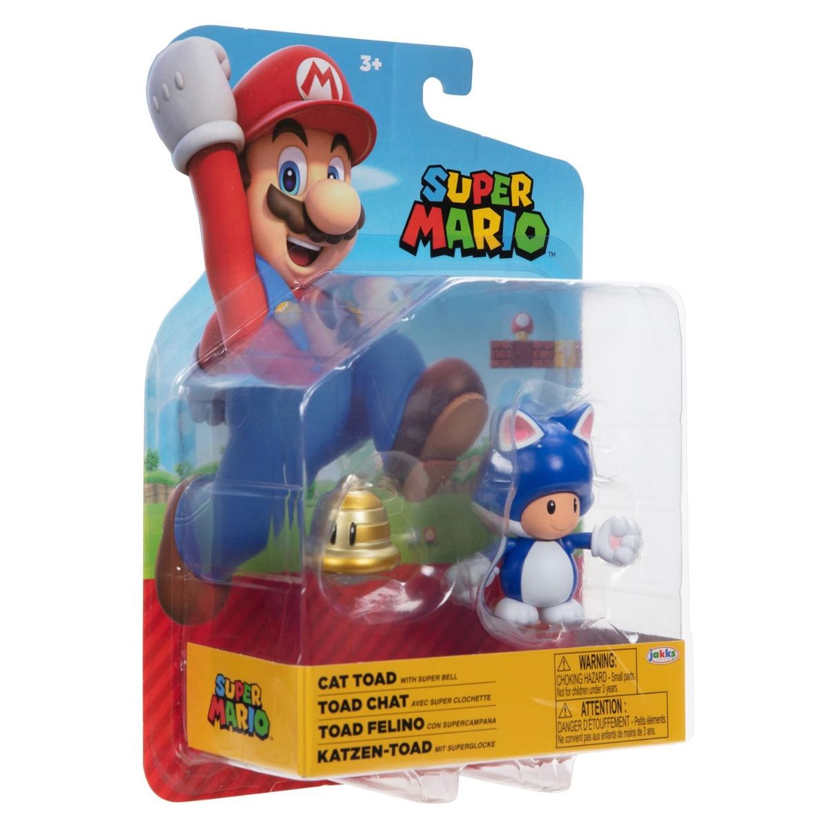  - Figuras 10 Cm Toad Felino Super Mario Bros
